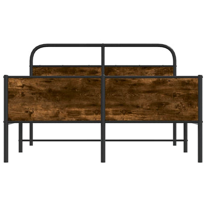 Bettgestell ohne Matratze 120x190 cm Sonoma-Eiche Holzwerkstoff