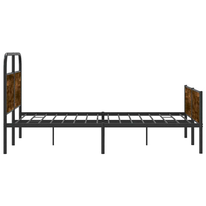 Bettgestell ohne Matratze 120x190 cm Sonoma-Eiche Holzwerkstoff