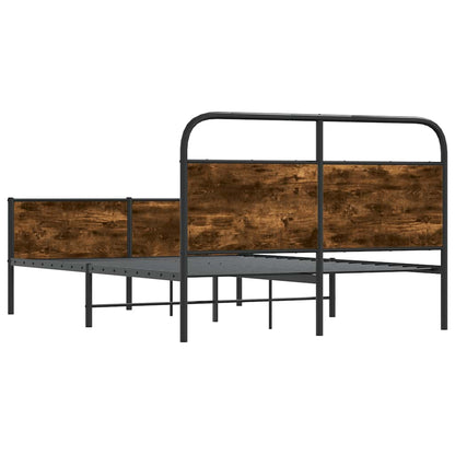 Bettgestell ohne Matratze 120x190 cm Sonoma-Eiche Holzwerkstoff