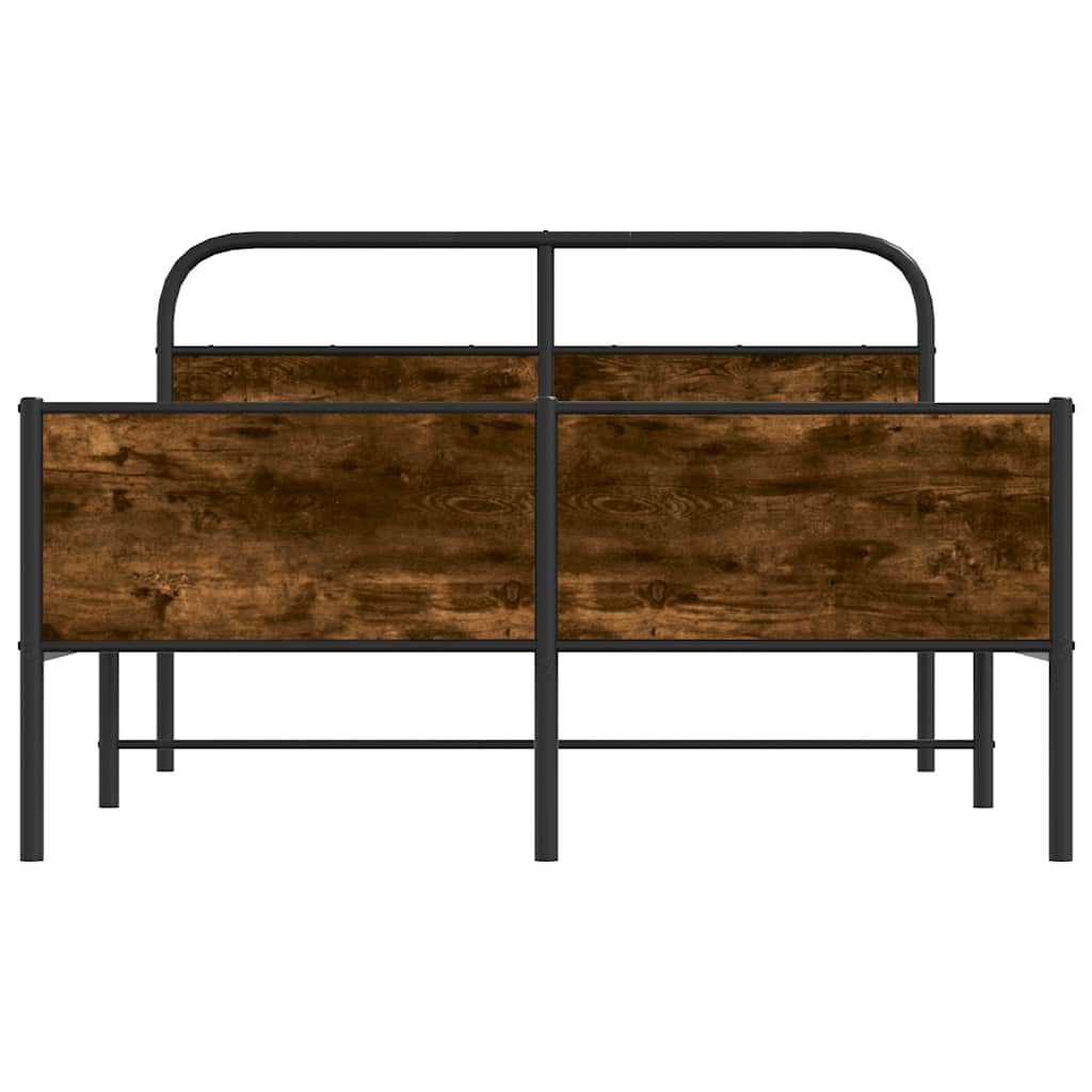 Bettgestell ohne Matratze 140x200 cm Sonoma-Eiche Holzwerkstoff