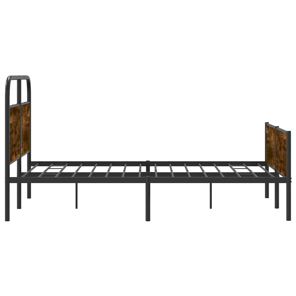 Bettgestell ohne Matratze 140x200 cm Sonoma-Eiche Holzwerkstoff