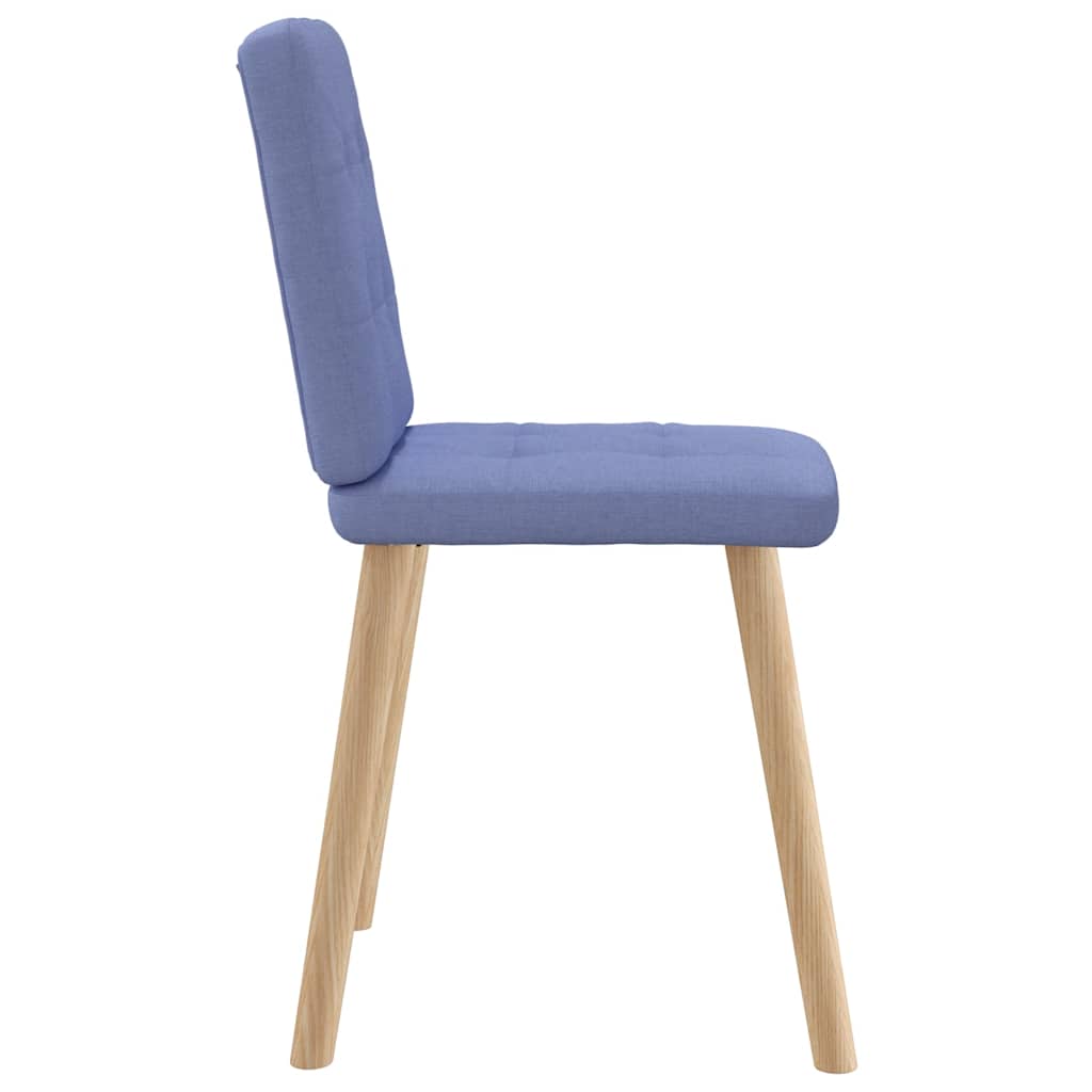 Dining chairs 6 pcs. Denim blue fabric