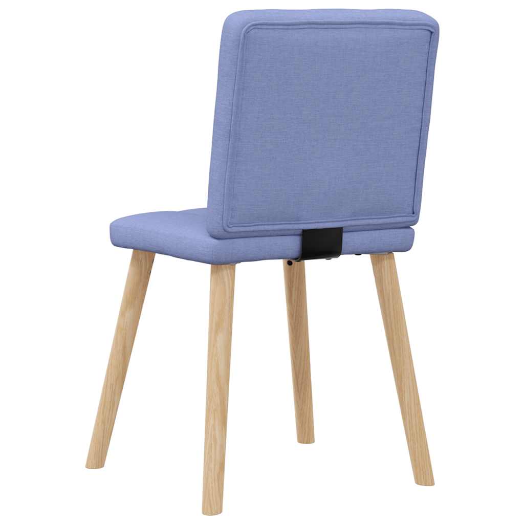 Dining chairs 6 pcs. Denim blue fabric
