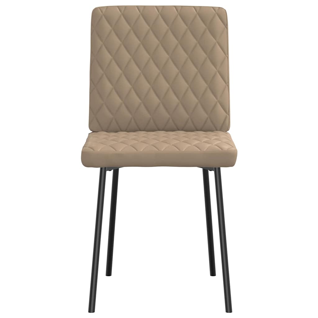 Esszimmerstühle 6 Stk. Cappuccino-Braun Kunstleder
