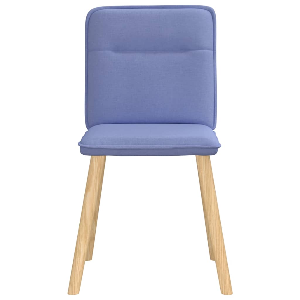 Dining chairs 6 pcs. Denim blue fabric