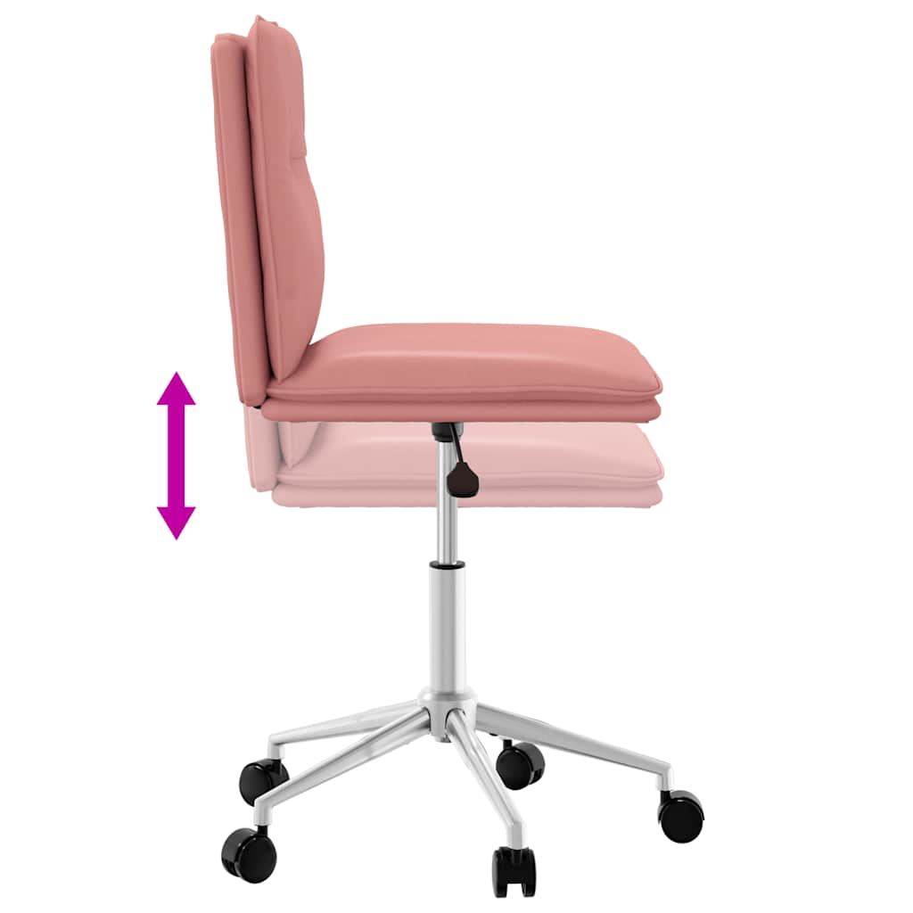 Esszimmerstühle 6 Stk. Rosa Kunstleder