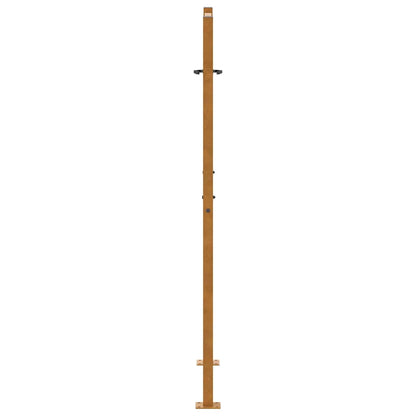 Gartentor 100x150 cm Cortenstahl Helles Design
