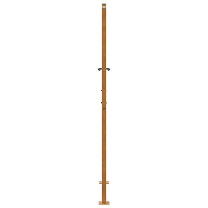 Gartentor 100x175 cm Cortenstahl Helles Design