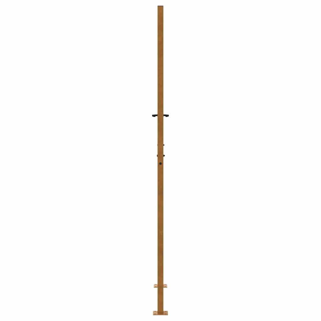 Gartentor 100x200 cm Verwitterungsstahl Trace-Design