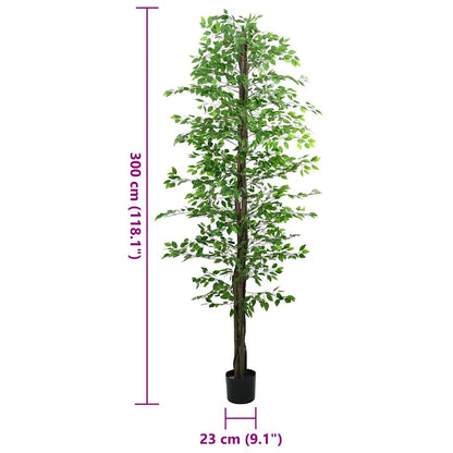 Ficusbaum Künstlich 2016 Blätter 300 cm Grün