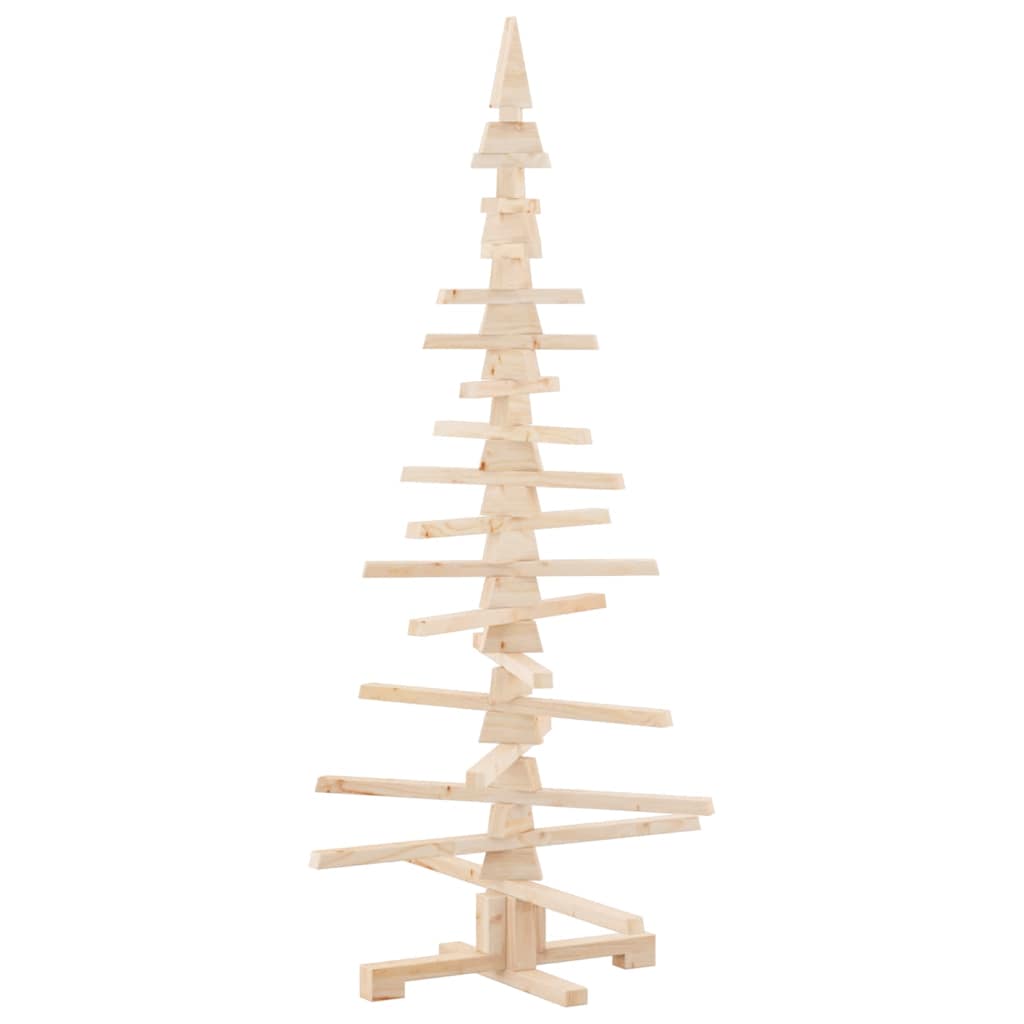 Holz-Weihnachtsbaum zur Dekoration 150 cm Massivholz Kiefer