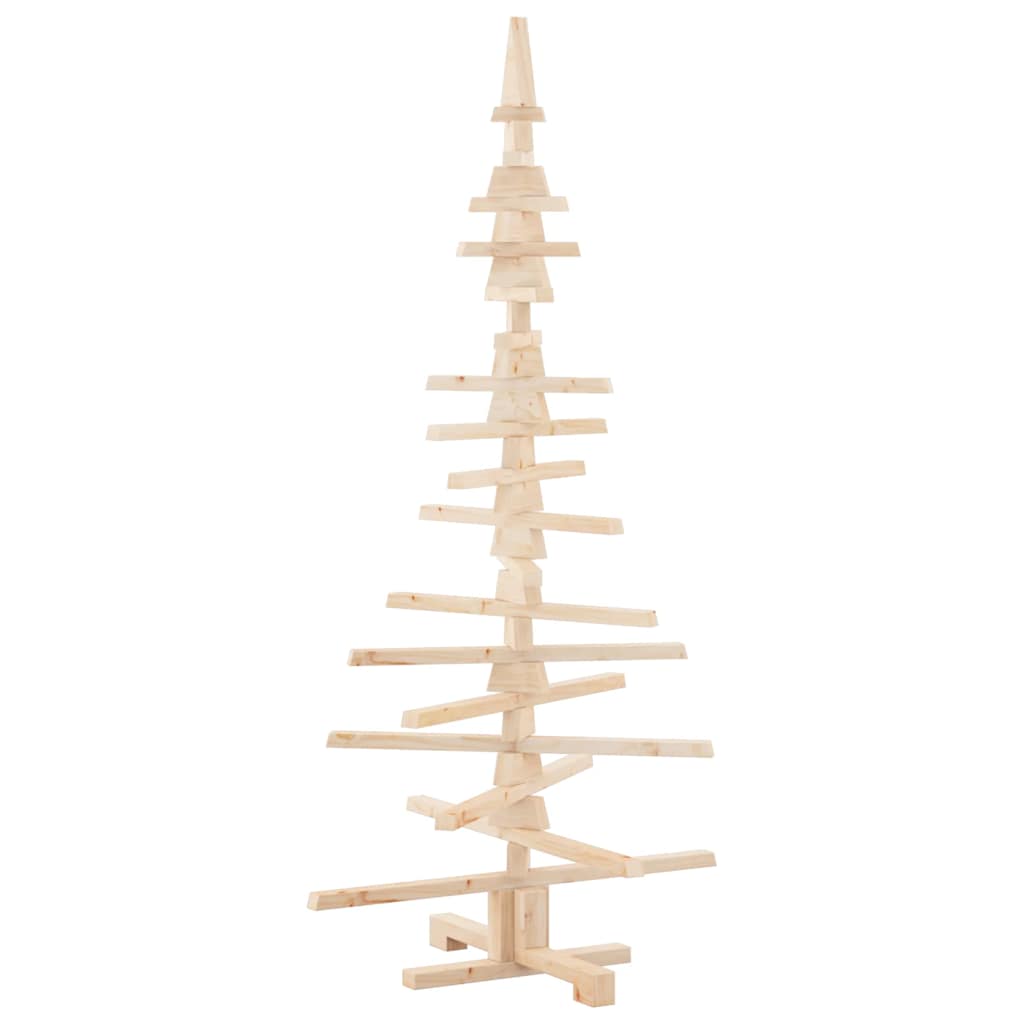 Holz-Weihnachtsbaum zur Dekoration 150 cm Massivholz Kiefer