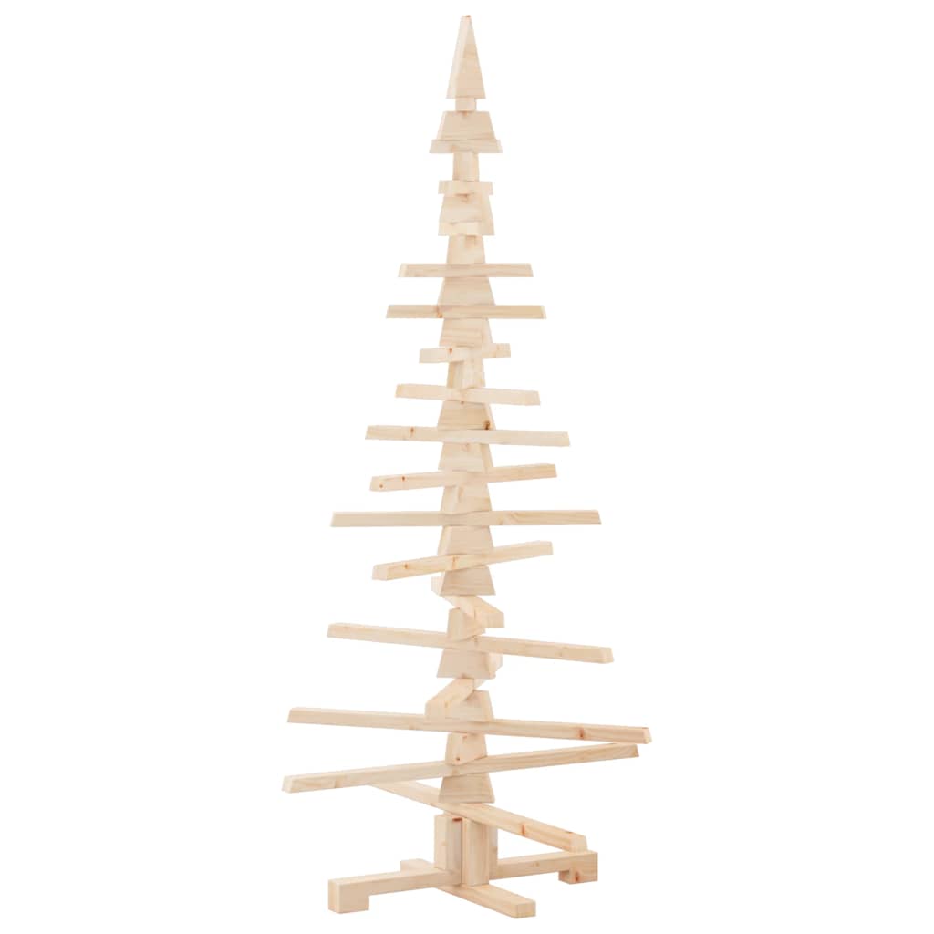 Holz-Weihnachtsbaum zur Dekoration 150 cm Massivholz Kiefer