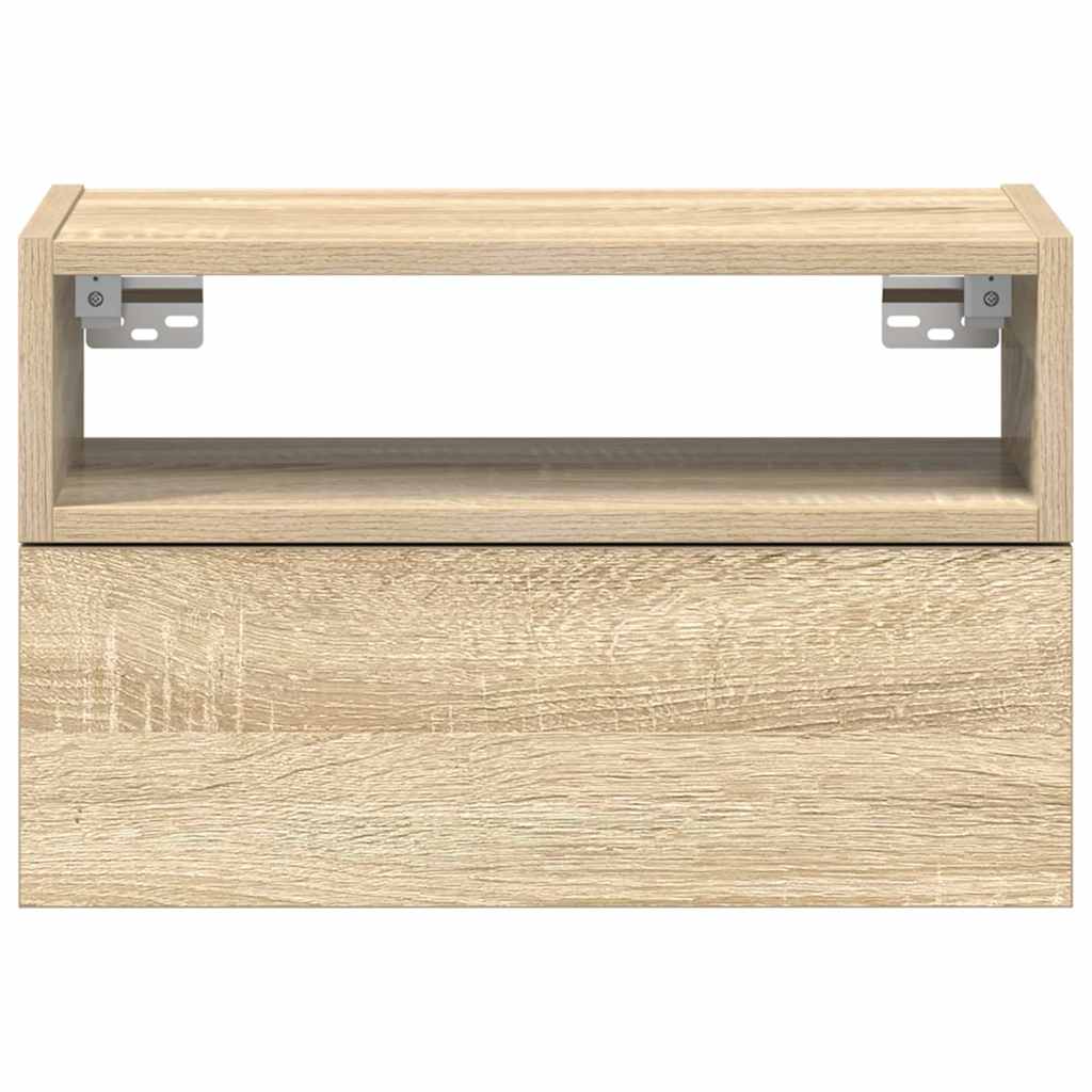 Wand-Nachttisch Sonoma-Eiche 45x26x28,5 cm