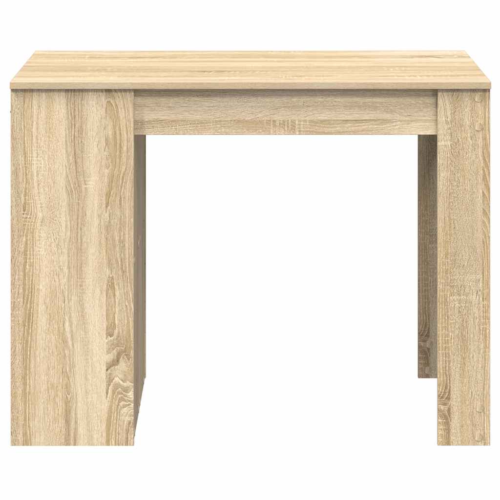 Schreibtisch mit Schubladen Ablage Sonoma-Eiche 102x62x77,5 cm