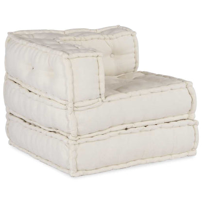 Modulares Sofaelement Creme 70x70x54 cm Stoff