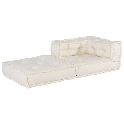 Modulares Sofaelement Creme 70x70x54 cm Stoff