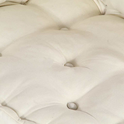 Modulares Sofaelement Creme 70x70x54 cm Stoff