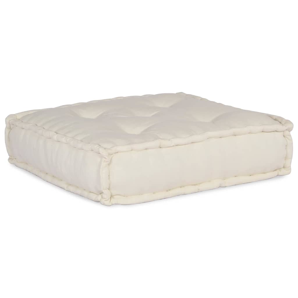 Modulares Sofaelement Creme 70x70x54 cm Stoff