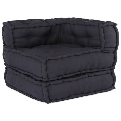 Modulares Sofaelement Anthrazit 70x70x54 cm Stoff