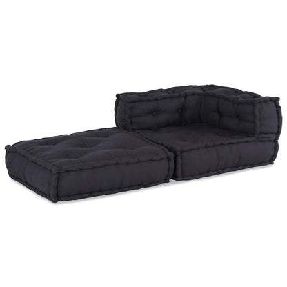 Modulares Sofaelement Anthrazit 70x70x54 cm Stoff