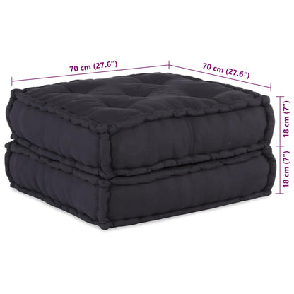 Modulares Sofaelement Anthrazit 70x70x36 cm Stoff