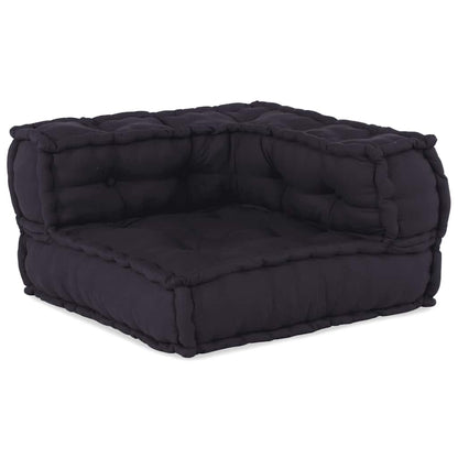 2-Sitzer-Modulsofa Anthrazit 140x70x36 cm Stoff