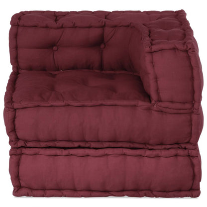 Modulares Sofaelement Kastanienbraun 70x70x54 cm Stoff