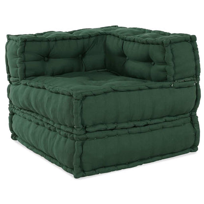 Modulares Sofaelement Grün 70x70x54 cm Stoff