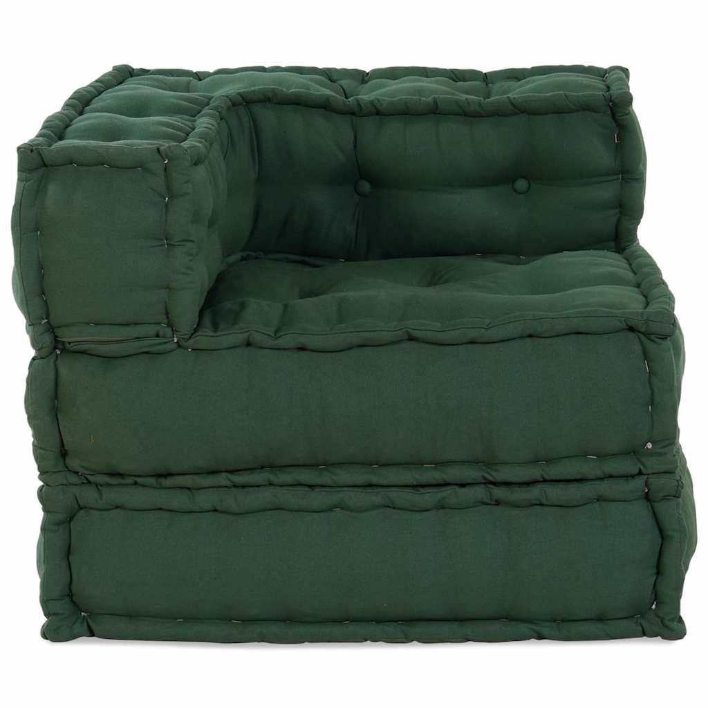 Modulares Sofaelement Grün 70x70x54 cm Stoff