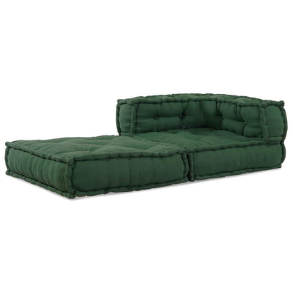 Modulares Sofaelement Grün 70x70x54 cm Stoff