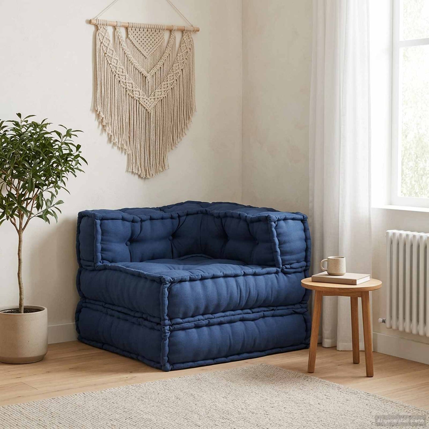 Modulare Sofagarnitur Indigo 70 x 70 x 56 cm Stoff
