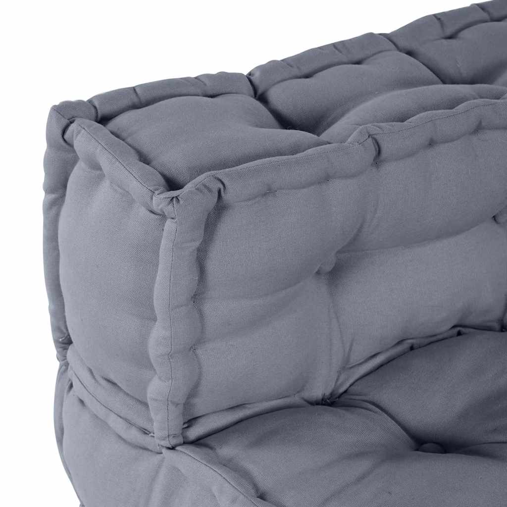 Modulare Sofagarnitur Grau 70 x 70 x 56 cm Stoff