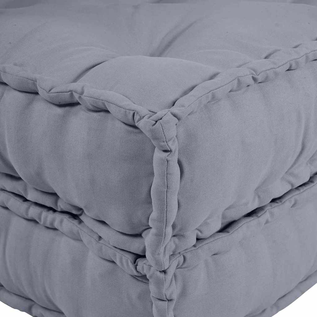 Modulare Sofagarnitur Grau 70 x 70 x 56 cm Stoff