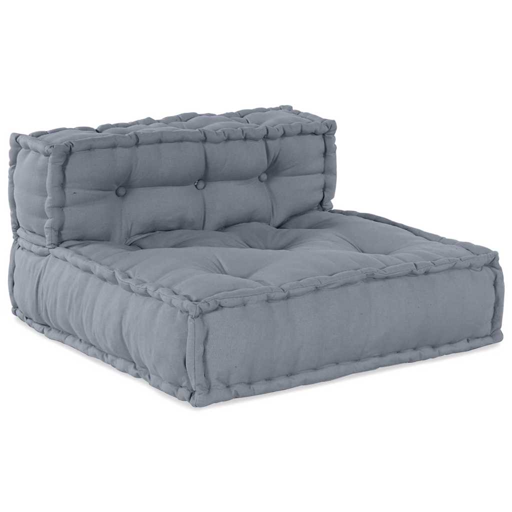 Modulare Sofagarnitur Grau 70 x 70 x 56 cm Stoff