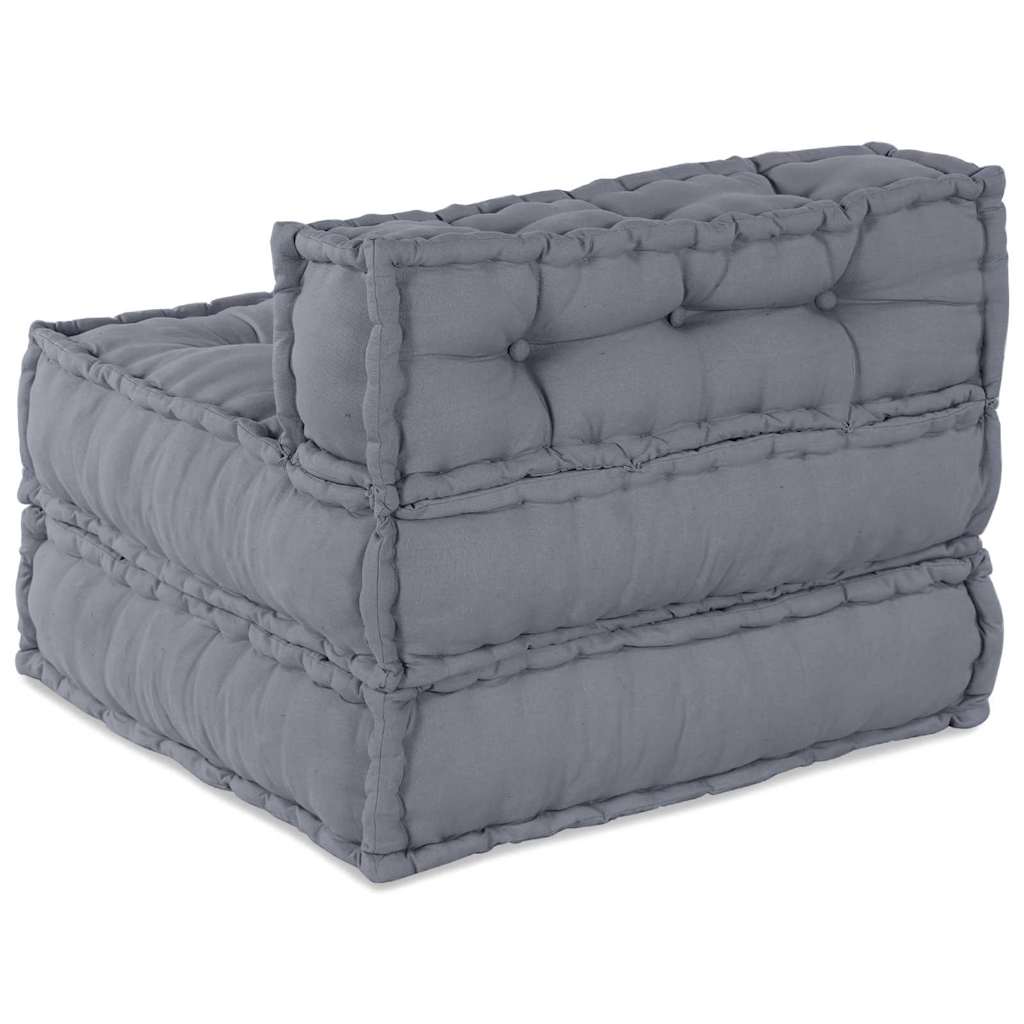 Modulare Sofagarnitur Grau 70 x 70 x 56 cm Stoff