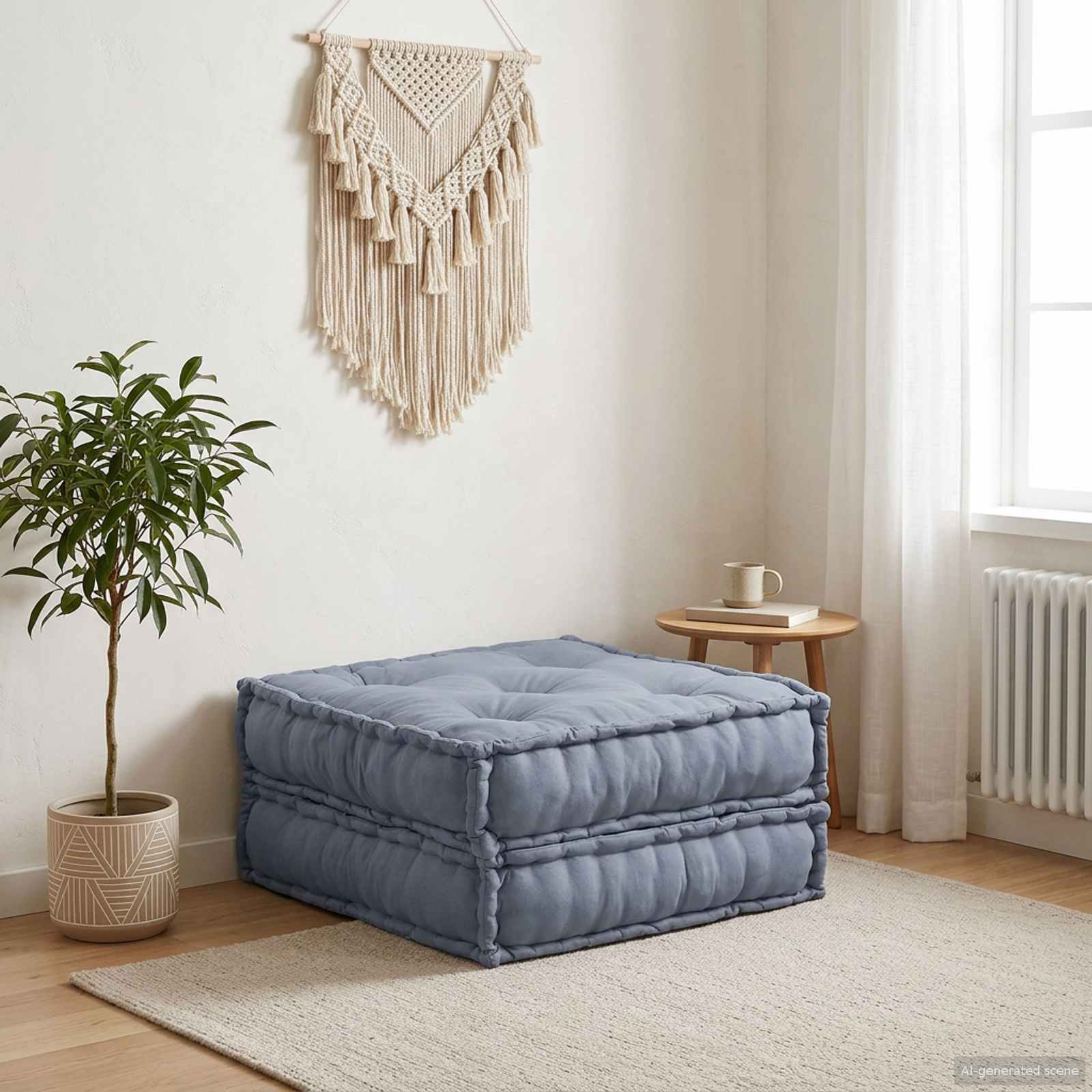 Modulare Sofagarnitur Grau 70 x 70 x 36 cm Stoff