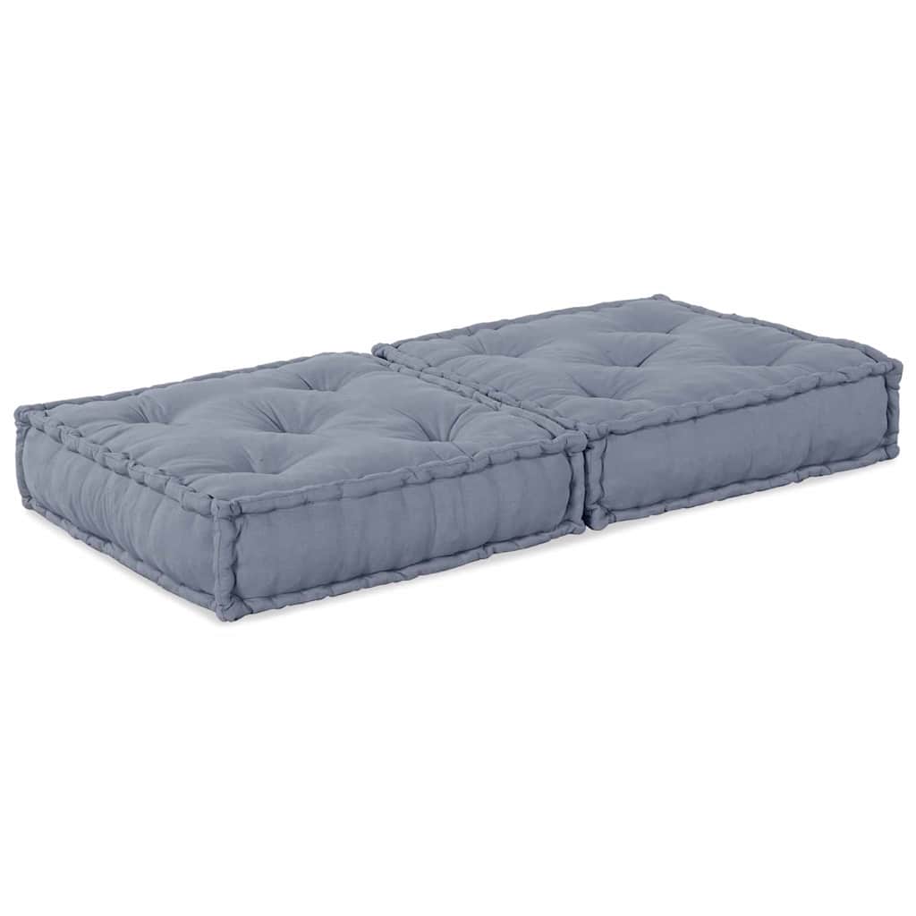 Modulare Sofagarnitur Grau 70 x 70 x 36 cm Stoff