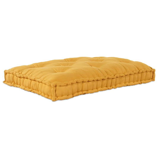 Pallet Sofa Kissen Gelb Stoff