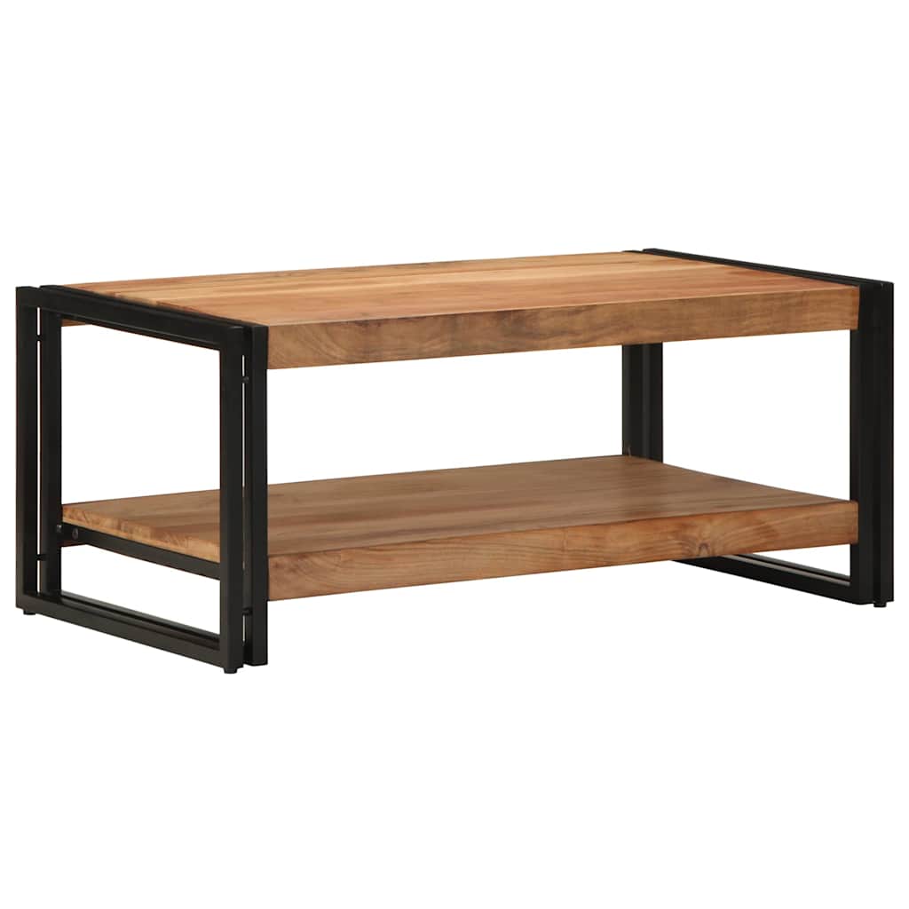Table basse 90x50x38 cm en bois d'acacia massif