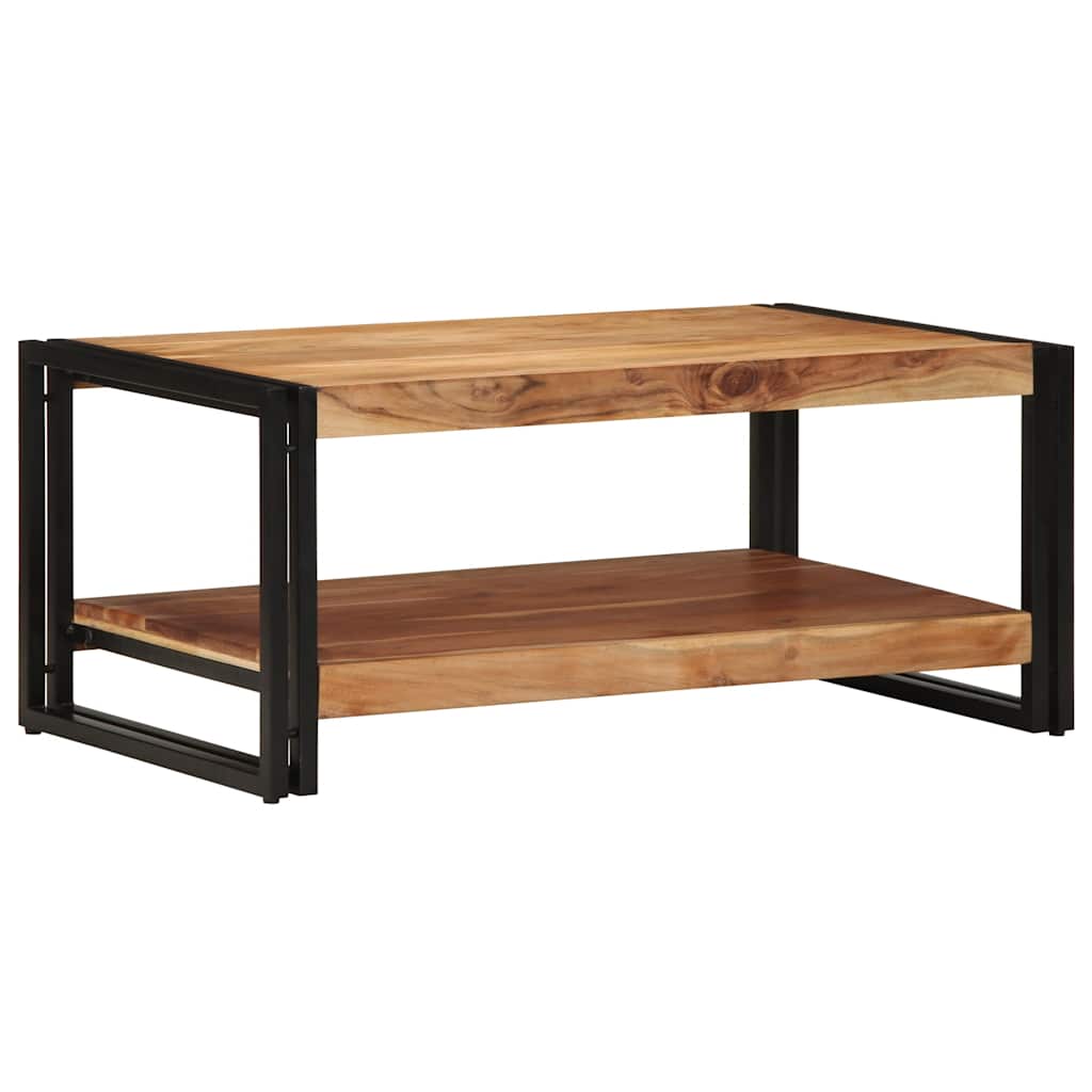 Table basse 90x50x38 cm en bois d'acacia massif