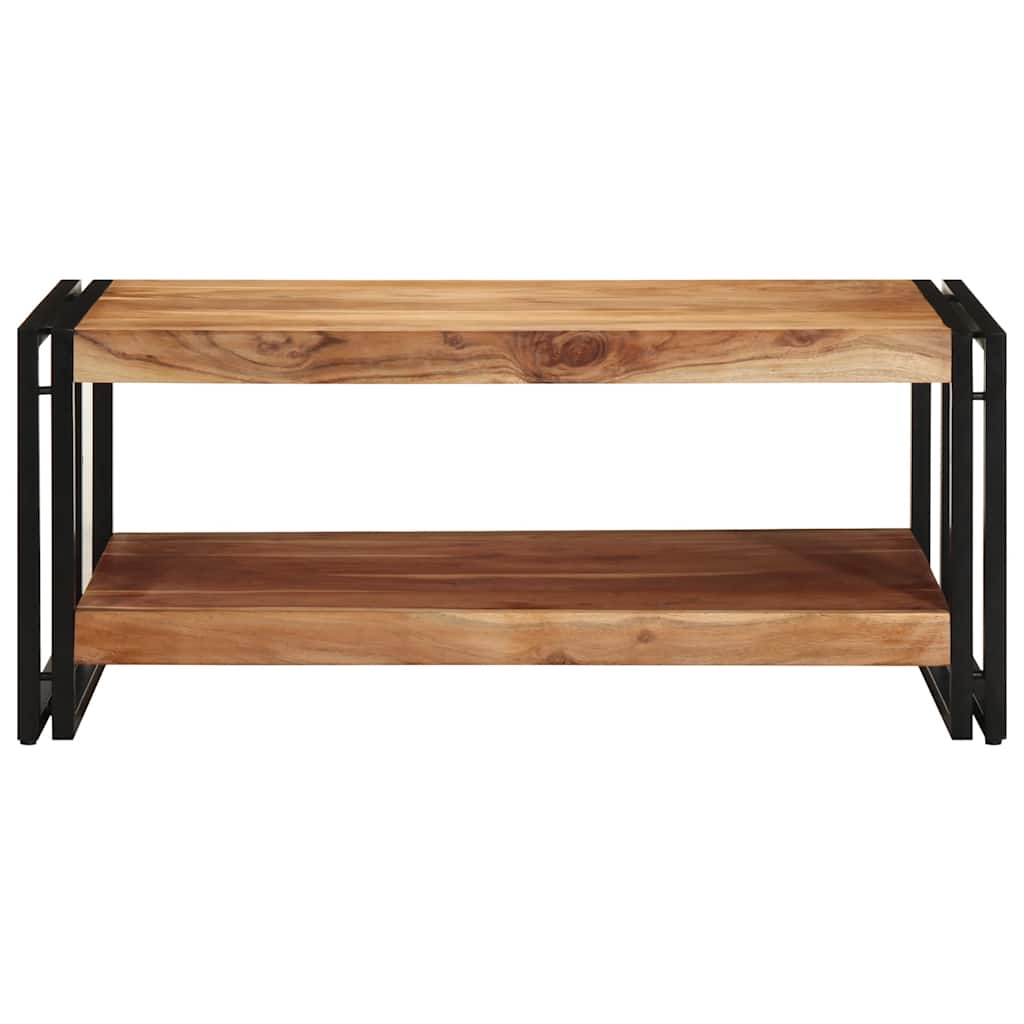 Table basse 90x50x38 cm en bois d'acacia massif