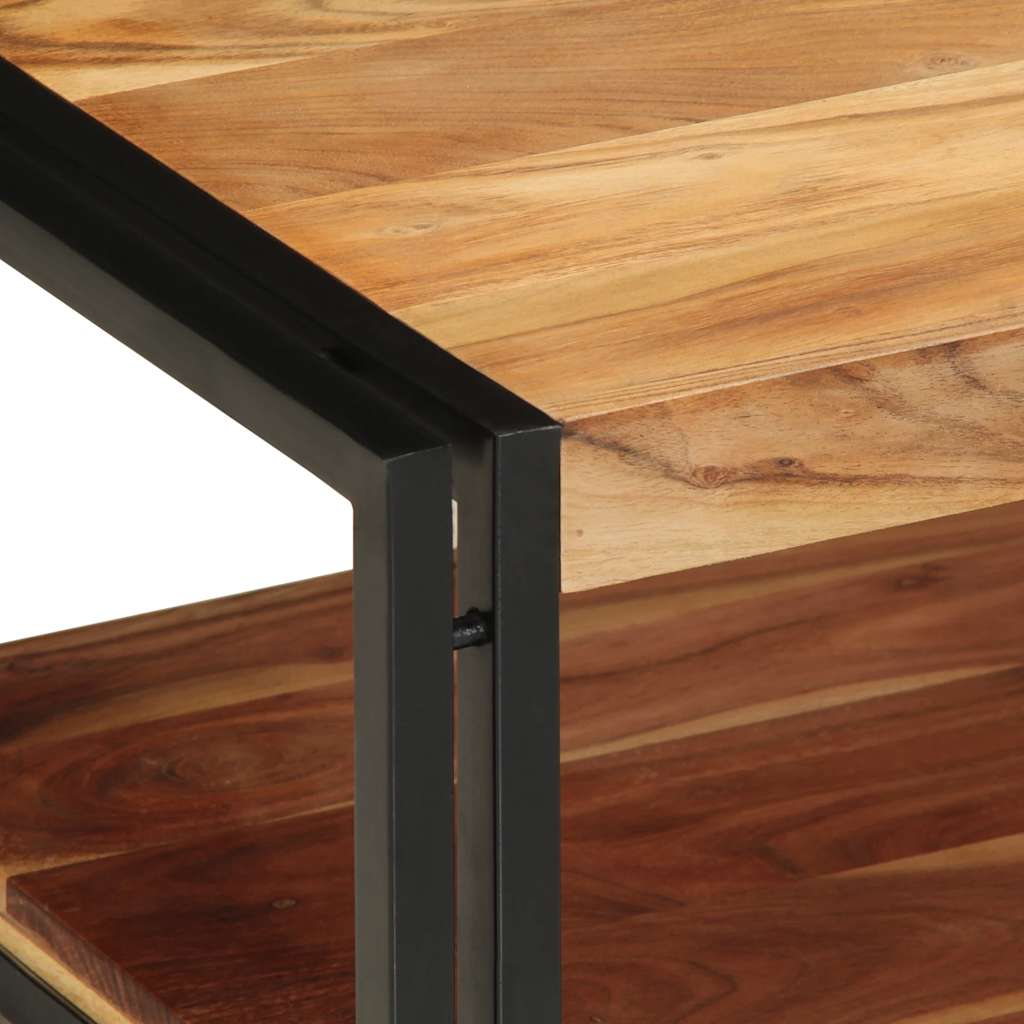 Table basse 90x50x38 cm en bois d'acacia massif