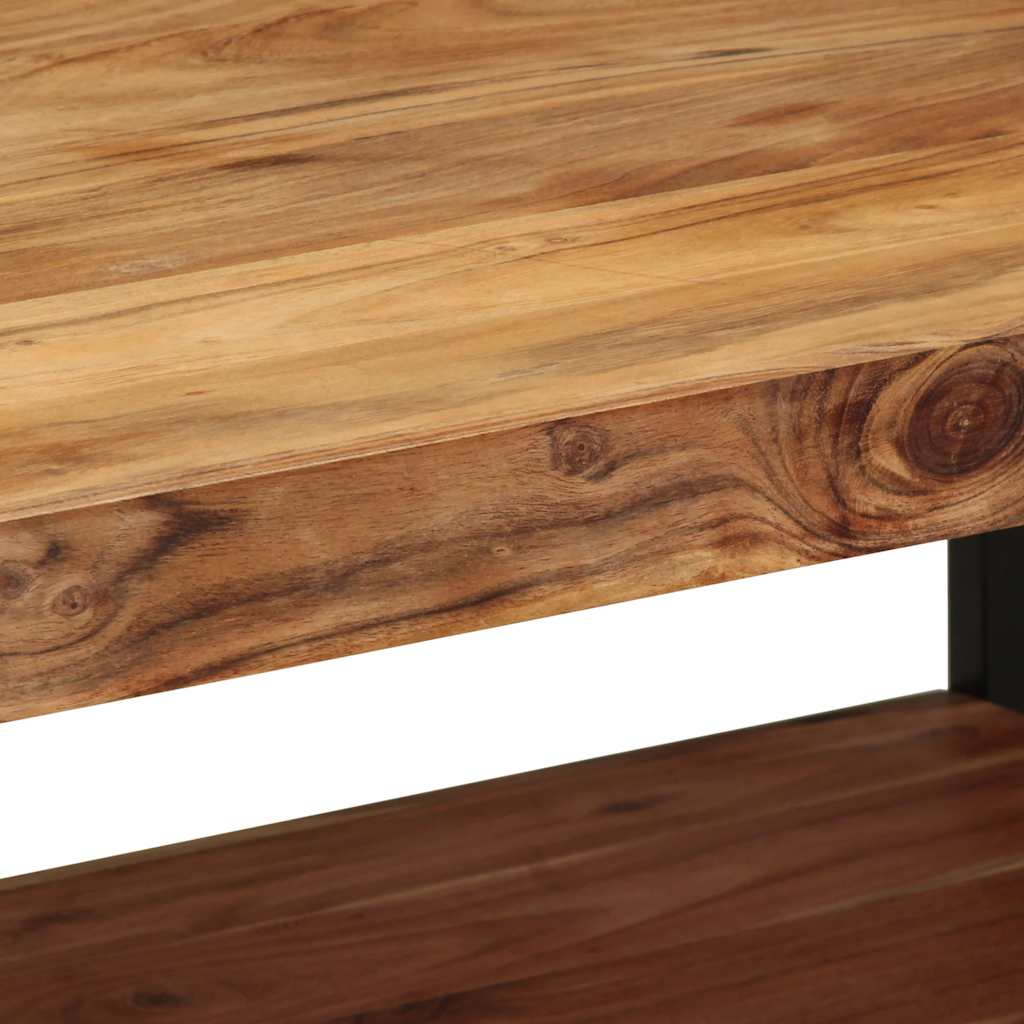 Table basse 90x50x38 cm en bois d'acacia massif
