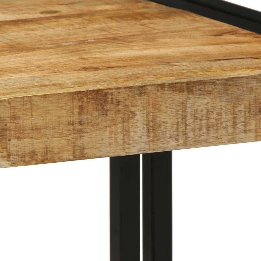 Couchtisch Braun 40 x 40 x 38 cm massives Mangoholz