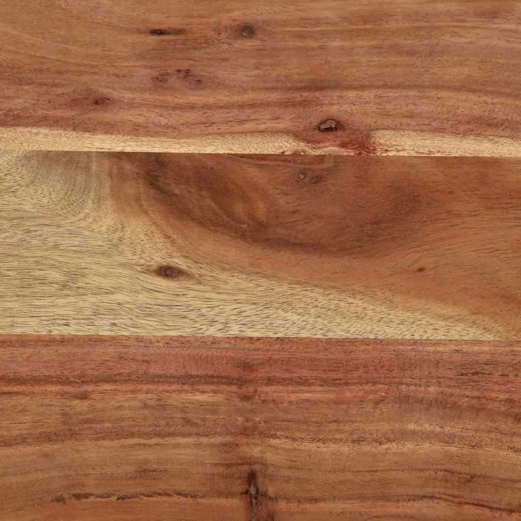 Konsolentisch Braun 120 x 33 x 75 cm Massivholz Akazie