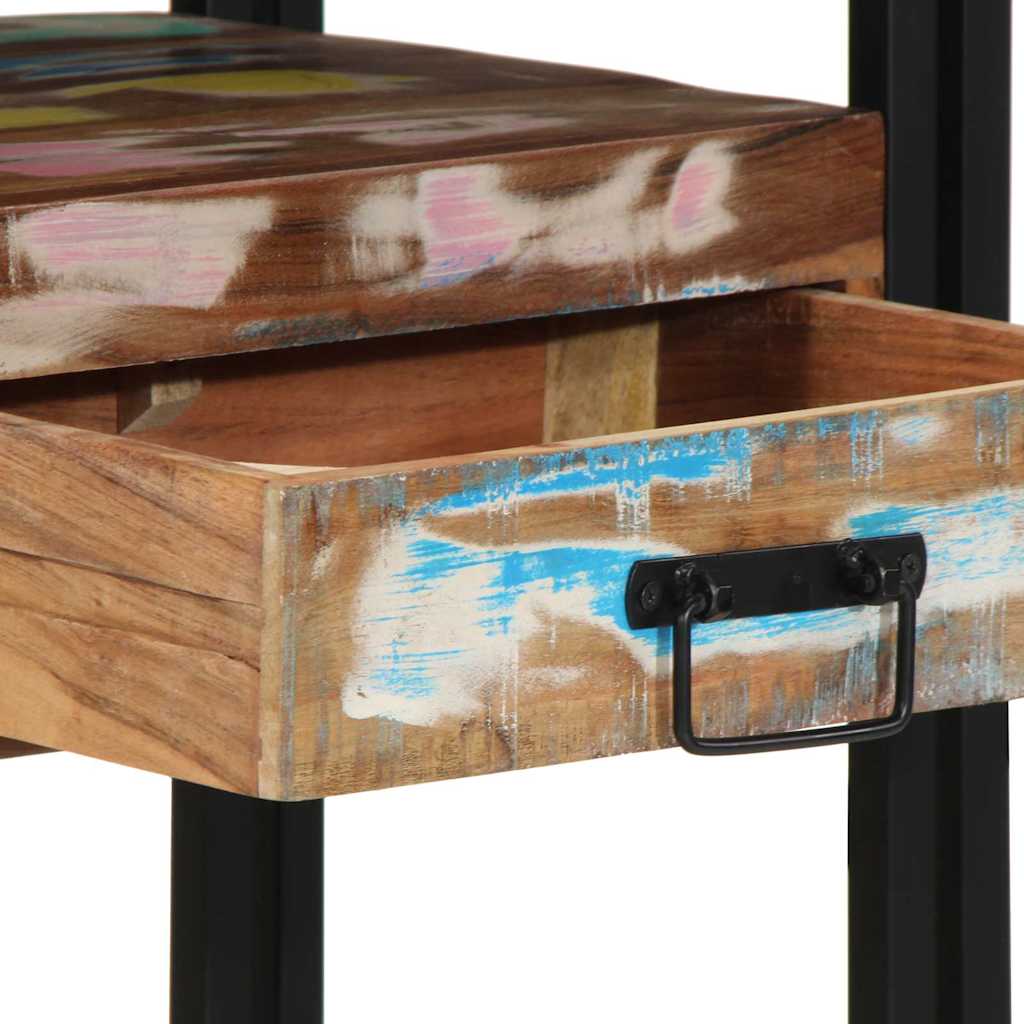 Konsolentisch 90 x 33 x 75 cm Massives upgecyceltes Holz