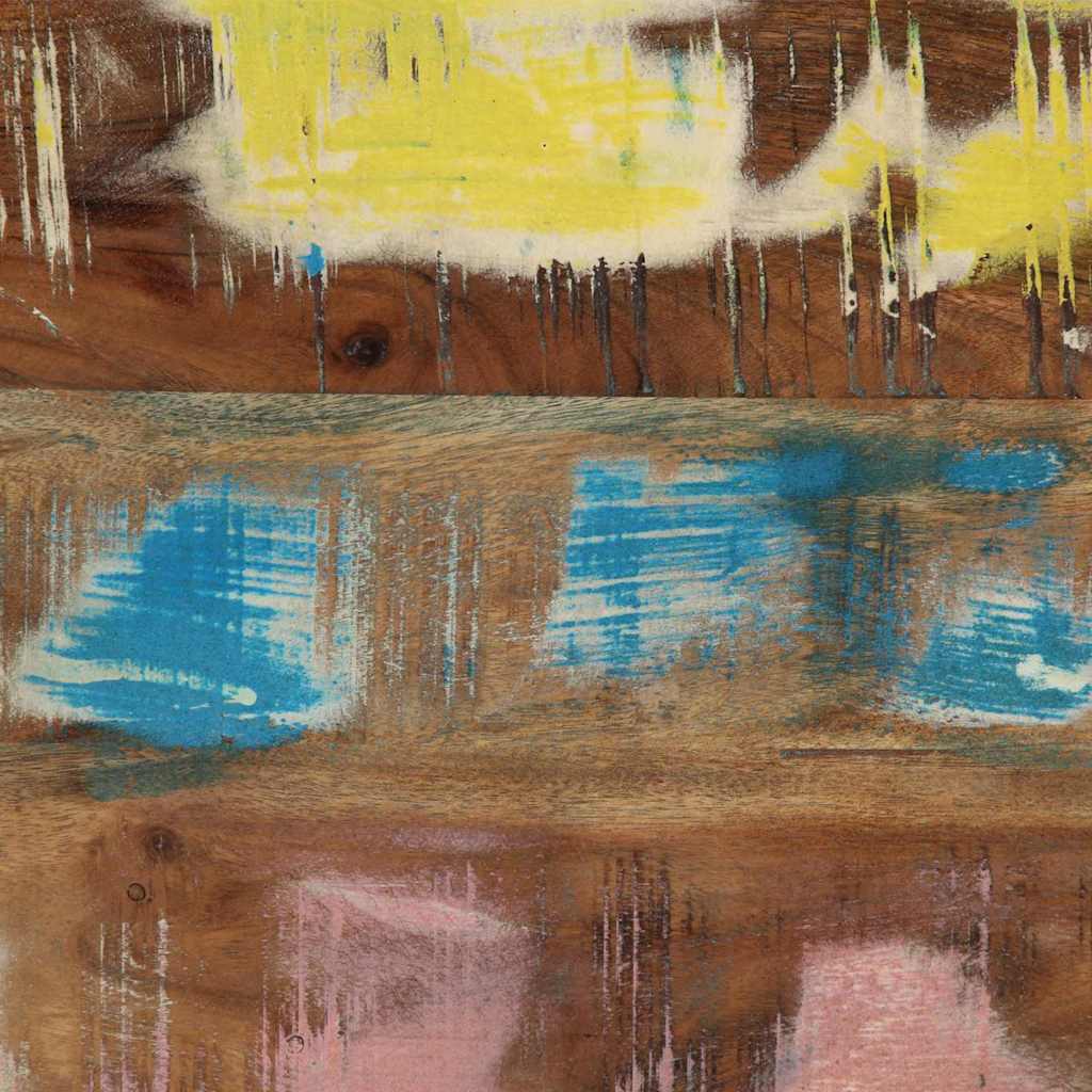 Konsolentisch 90 x 33 x 75 cm Massives upgecyceltes Holz