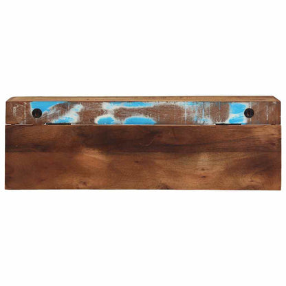 Garderobenständer Mehrfarbig 73 x 19 x 23 cm Massivholz Altholz