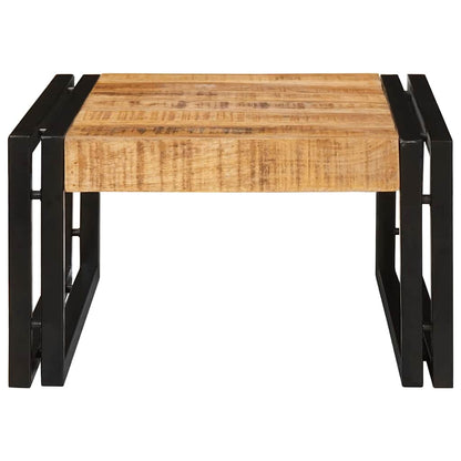 Badregal für Braun 40 x 50 x 23 cm Massives rohes Mangoholz
